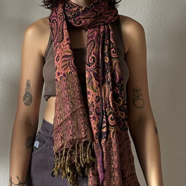 Colourful Silk Scarf