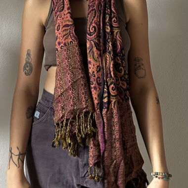 Colourful Silk Scarf