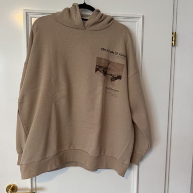 Pullover-Hoodie beige