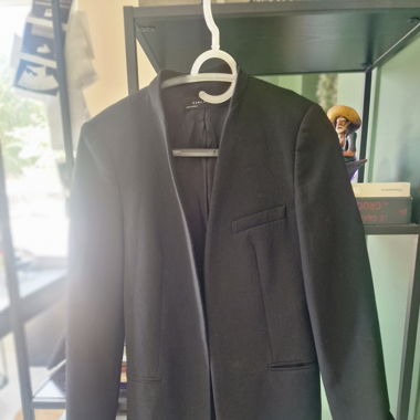 Blazer long noir ZARA WOMAN – Taille M