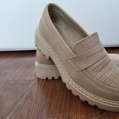 Leder Loafer Tamaris in Beige