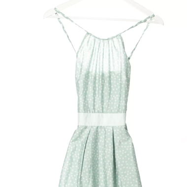 Sommer Kleid mit Pünktchen Muster