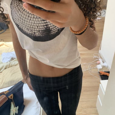 Subdued - fold over flared leggings 