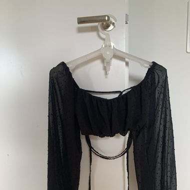 Bluse top / schwarz