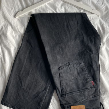LEVI‘S ribcage straight ankle jeans black