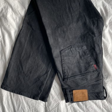 LEVI‘S ribcage straight ankle jeans black