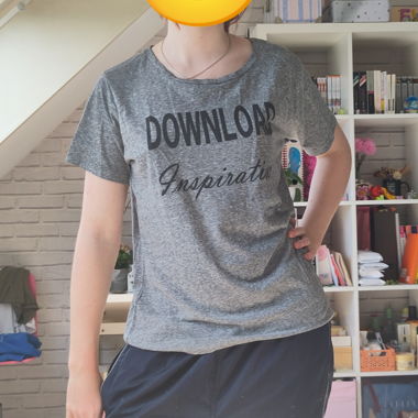 T-shirt grigio 
