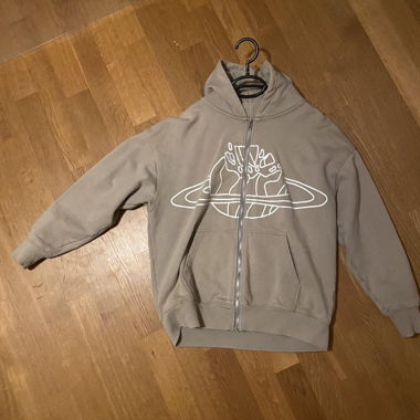 broken planet zip-up hoodie 