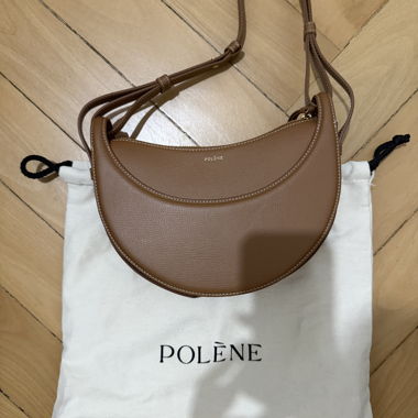 Borsa a tracolla Polène marrone
