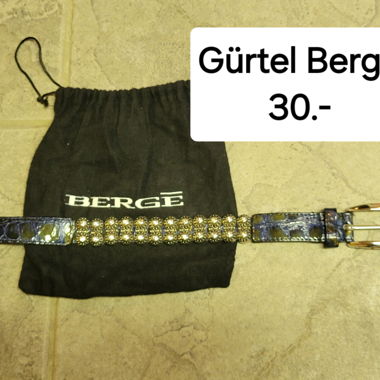 Set di cinture in pelle Bergé