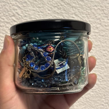 Mystery Jewelry Glass