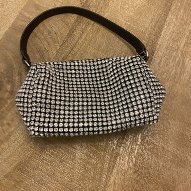 Sac à main à strass avec anse