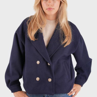 Mantel „Scandi“ blau