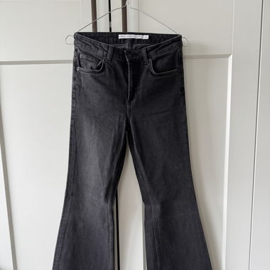 Black bootcut jeans