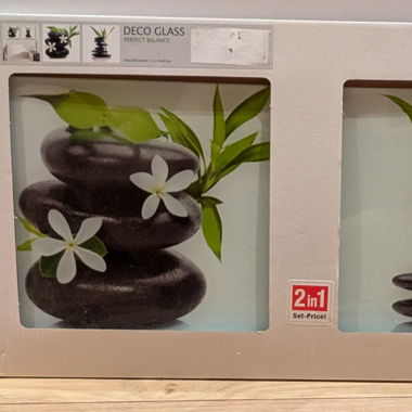 Pictures made of glass