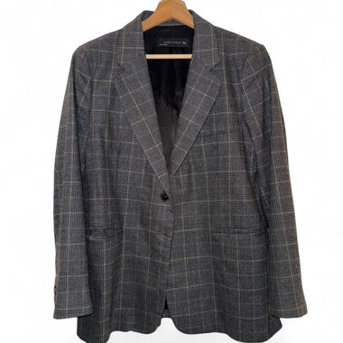 ZARA WOMAN Checked Blazer