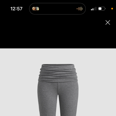 JERSEY LOW RISE SOLID FLARED TROUSERS