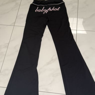 Pantalon évasé de yoga vintage