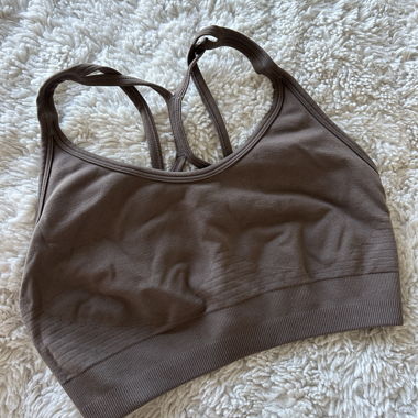 Reggiseno sportivo TEVEO True marrone, taglia S