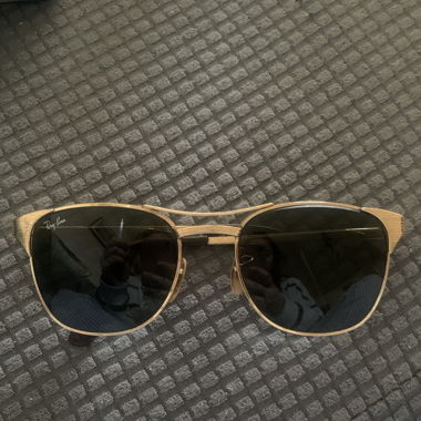 Lunettes doré vintage Ray ban