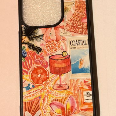 Cover iPhone 15 Pro con stampa estiva