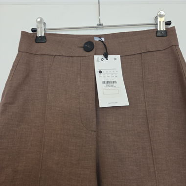 Pantalon large marron de Bershka