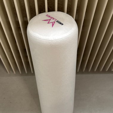 Weisse Massageliege Auflage