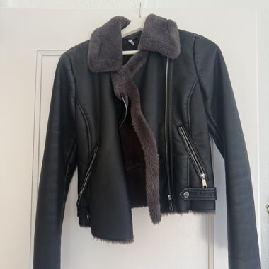 Veste en similicuir