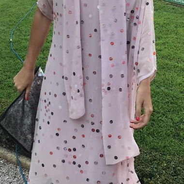 Magnifique robe longue de créateur