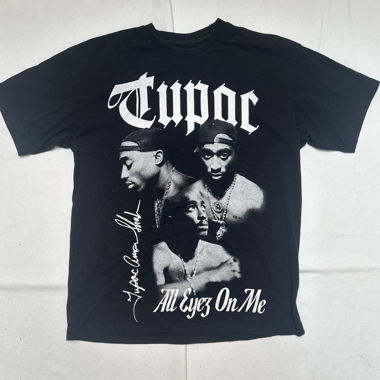 Tupac T-Shirt Schwarz 