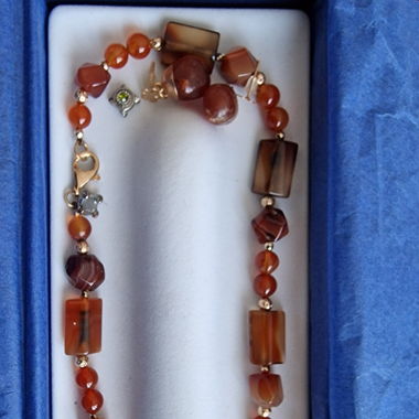 Bijoux vintage collier & boucles assorties