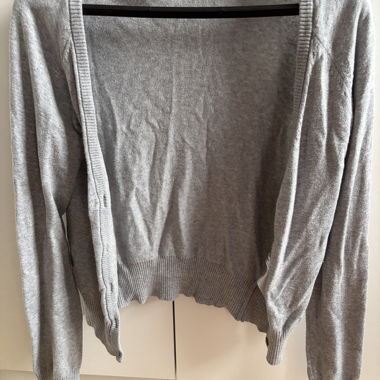 H&M Young cardigan grigio in maglia