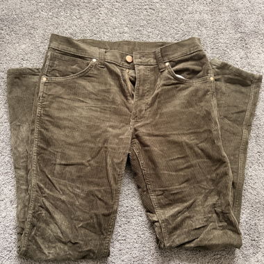 Green Corduroy Pants