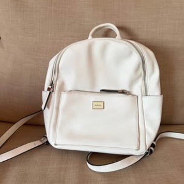 White backpack