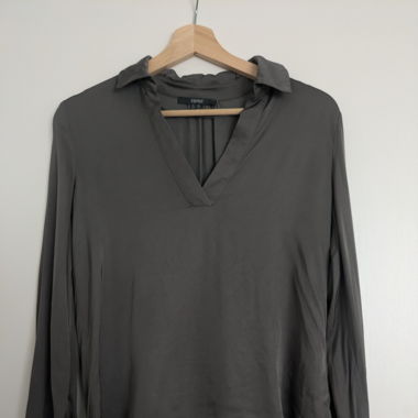 Schimmernde Bluse aus 100% Viskose