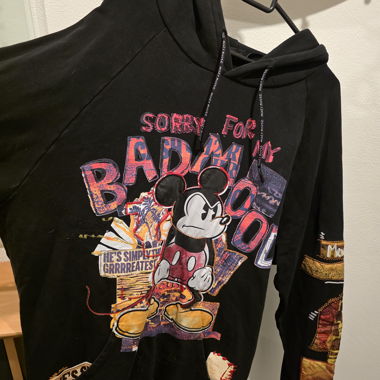 Desigual  DisneyHoodie  MickeyMouse Patchwork