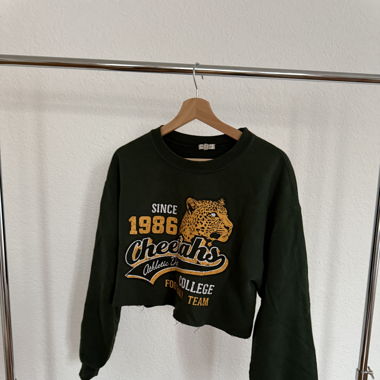Pull court style universitaire
