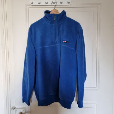 BABISTA blaues Fleece-Halbzip-Pullover
