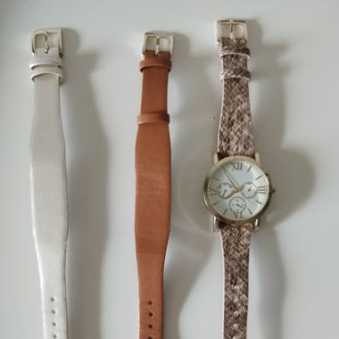 Montre avec bracelet interchangeables 