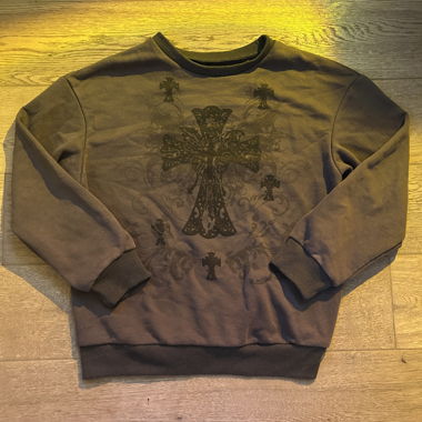 Sweatshirt croix noire