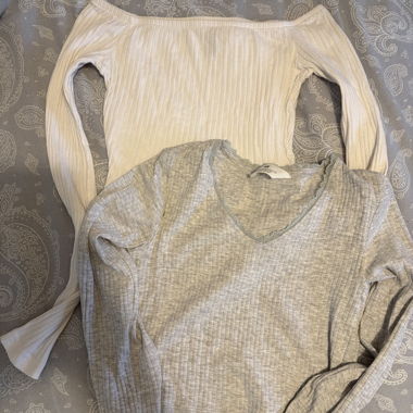 H&M Langarmshirts 2er-Set
