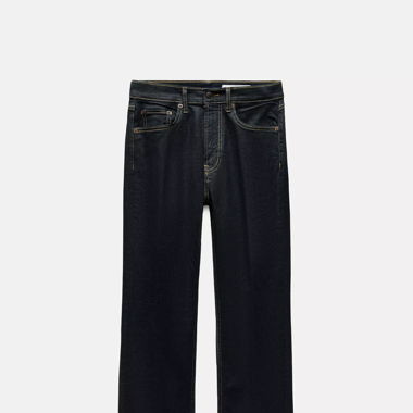 Zara straight cropped jeans