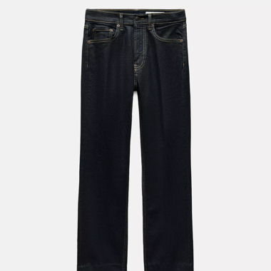 Zara straight cropped jeans