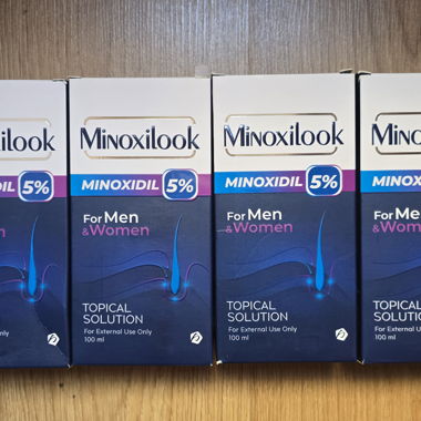 Minoxidil 5% - 4 flaconi da 100 ml (nuovi) 