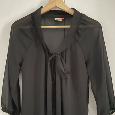 Halbtransparente Bluse