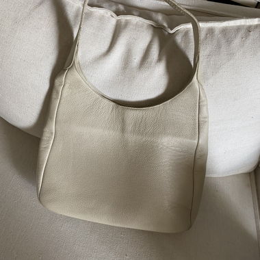 Beige Leather Bag