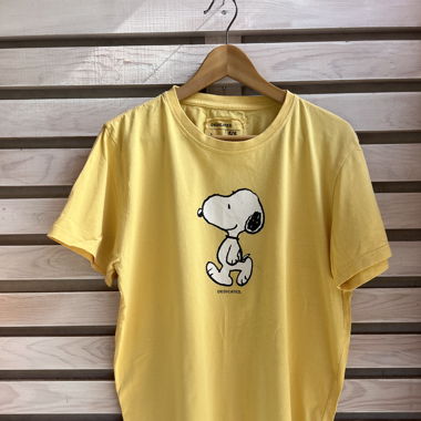 Dedicated Snoopy T-Shirt, gelb
