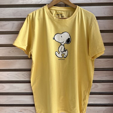 Dedicated Snoopy T-Shirt, gelb