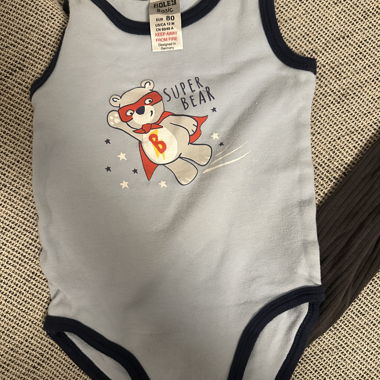 Body bébé manches longues et sans manches 80
