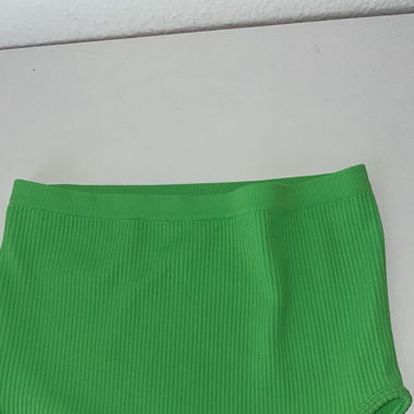 Neongrüner Crop top